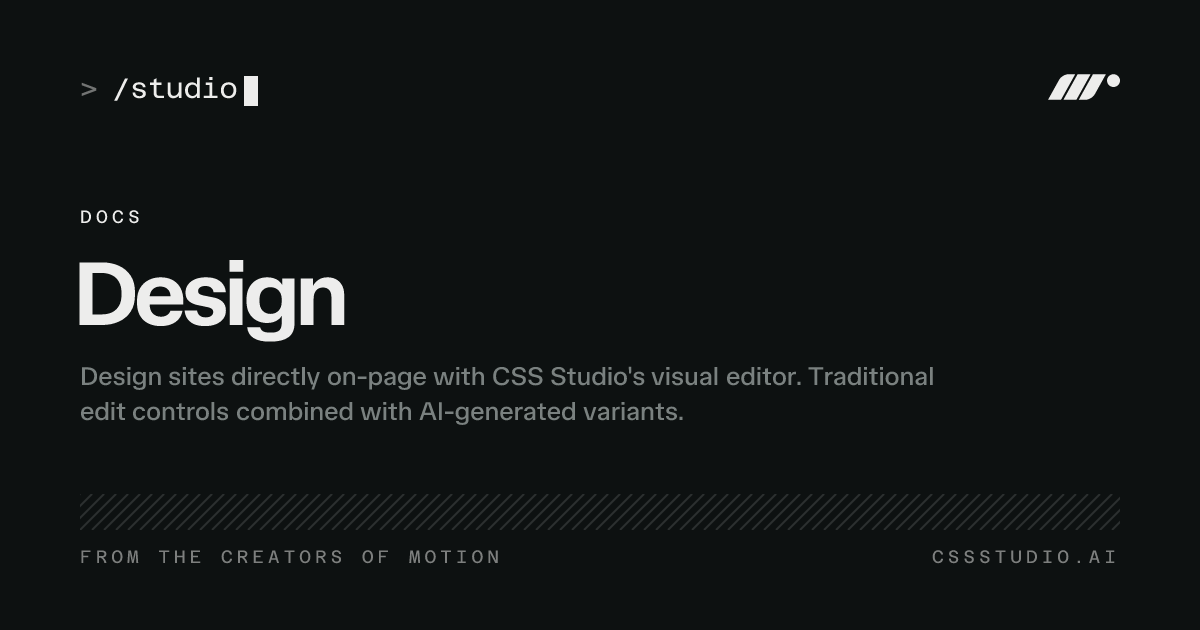 Design | CSS Studio