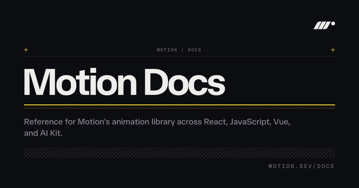Framer Motion Docs